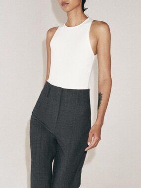 Zara Halter Neck Polyamide Bodysuit